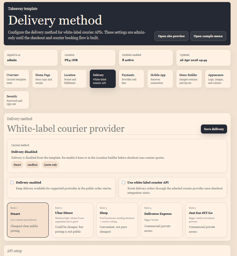 Warm illustrated food pattern used for the FoodTemplate platform